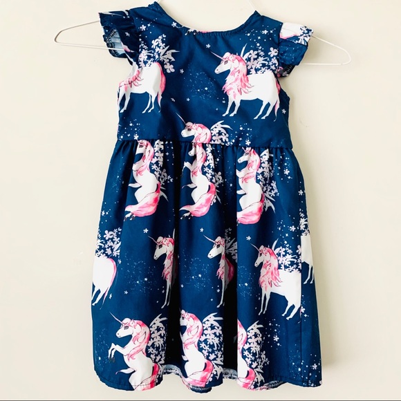 CANIS Unicorn Dress Sz 120 / 3T 4T - Picture 1 of 5